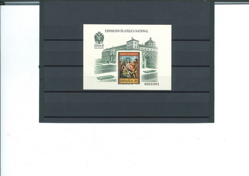 1989 EXPOSICION FILATELICA NACIONAL.  PRUEBA Nº 19