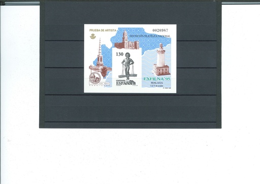 EXPOSICION FILTELICA NACIONAL. EXFILNA 1995. PRUEBA Nº 35