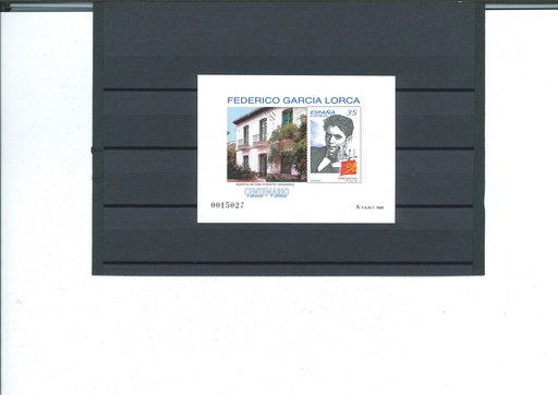 1998 I CENTENARIO DEL NACIMIENTO DE FEDERICO GARCIA. PRUEBA Nº 65