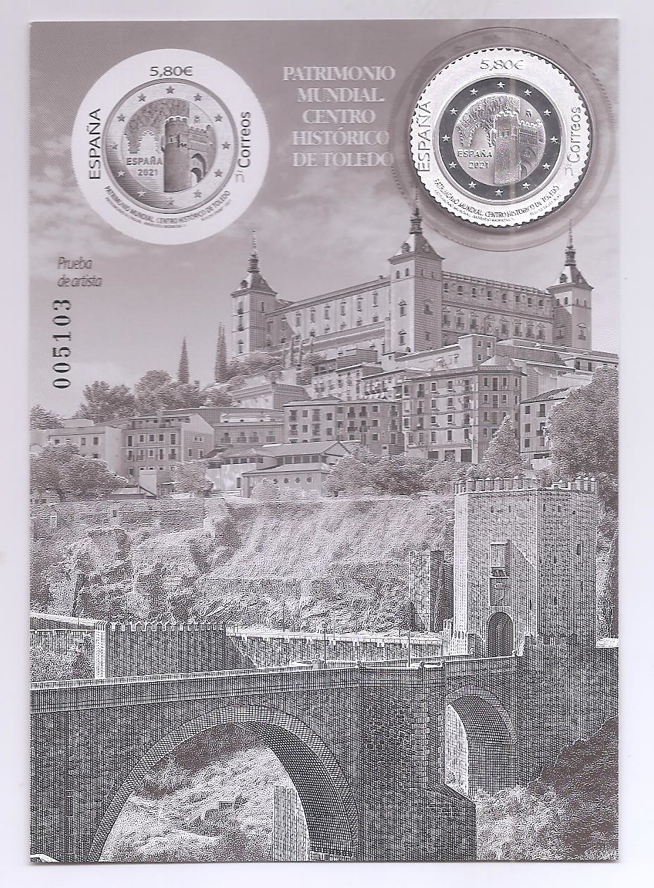 150è ANIVERSARI DEL PRIMER SEGELL ESPANYOL. ANY 2000. PROVA Nº 71A