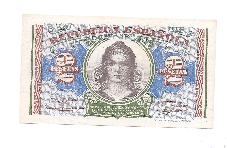 II REPBULICA AÑO 1938 DE 2 PTS