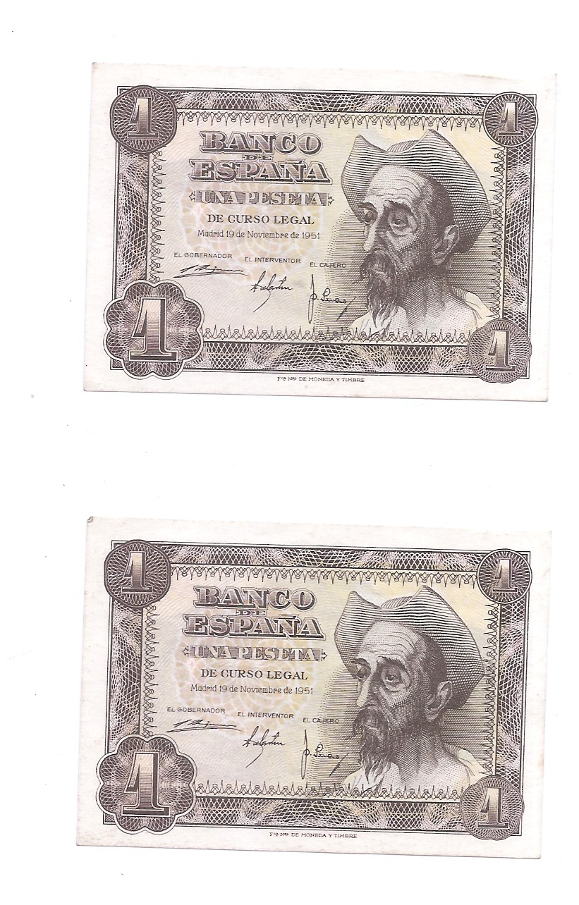 ESTADO ESPAÑOL AÑO 1951 DE 1 PTS