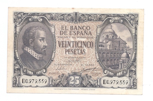 ESTADO ESPAÑOL AÑO 1940 DE 25 PTS