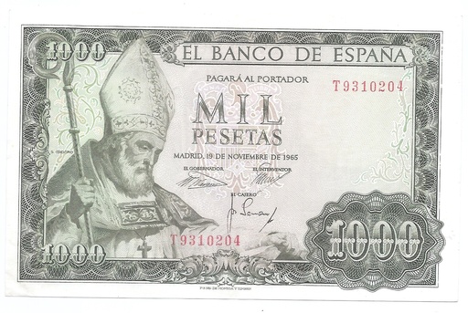 ESTADO ESPAÑOL AÑO 1965 DE 1000 PTS