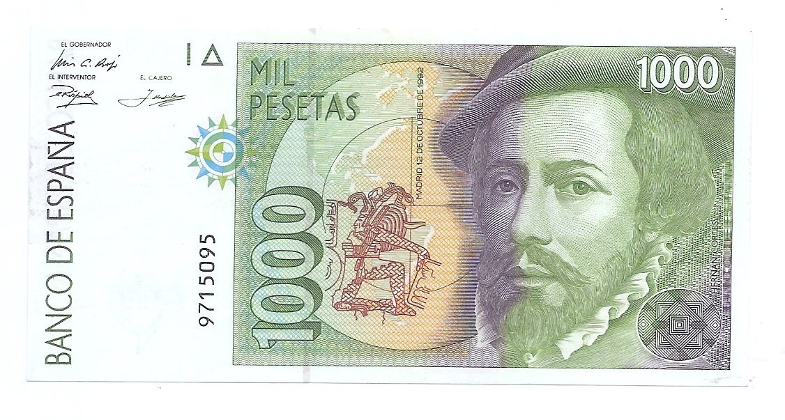 REINADO JUAN CARLOS I AÑO 1992 DE 1000 PTS