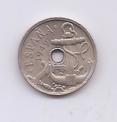 ESTADO ESPAÑOL (FRANCO) DEL AÑO 1949*51 DE 50 CENTIMOS