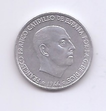 ESTADO ESPAÑOL (FRANCO) DEL AÑO 1966*72 DE 50 CENTIMOS