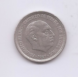 ESTADO ESPÀÑOL (FRANCO) DEL AÑO 1957*71 DE 50 PESETAS