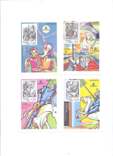 IV CENTENARIO DE LA PUBLICIACIÓN EL QUIJOTE 2005 PRUEBA Nº 86/89