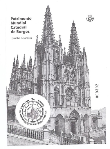 PATRIMONIO MUNDIAL. CATEDRAL DE BURGOS 2012. PRUEBA Nº 107