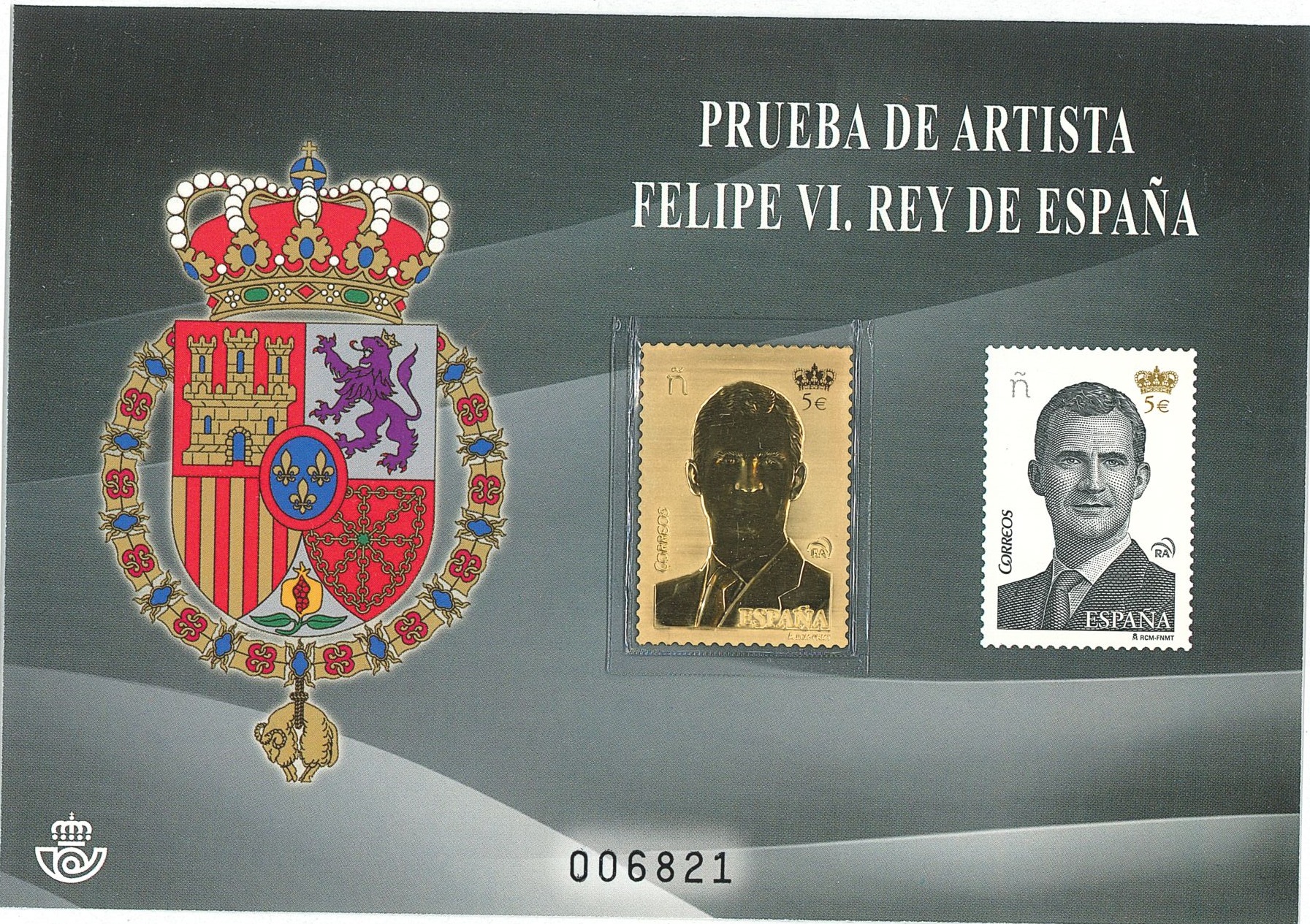 FELIPE VI REY DE ESPAÑA 2015 . PRUEBA Nº 120