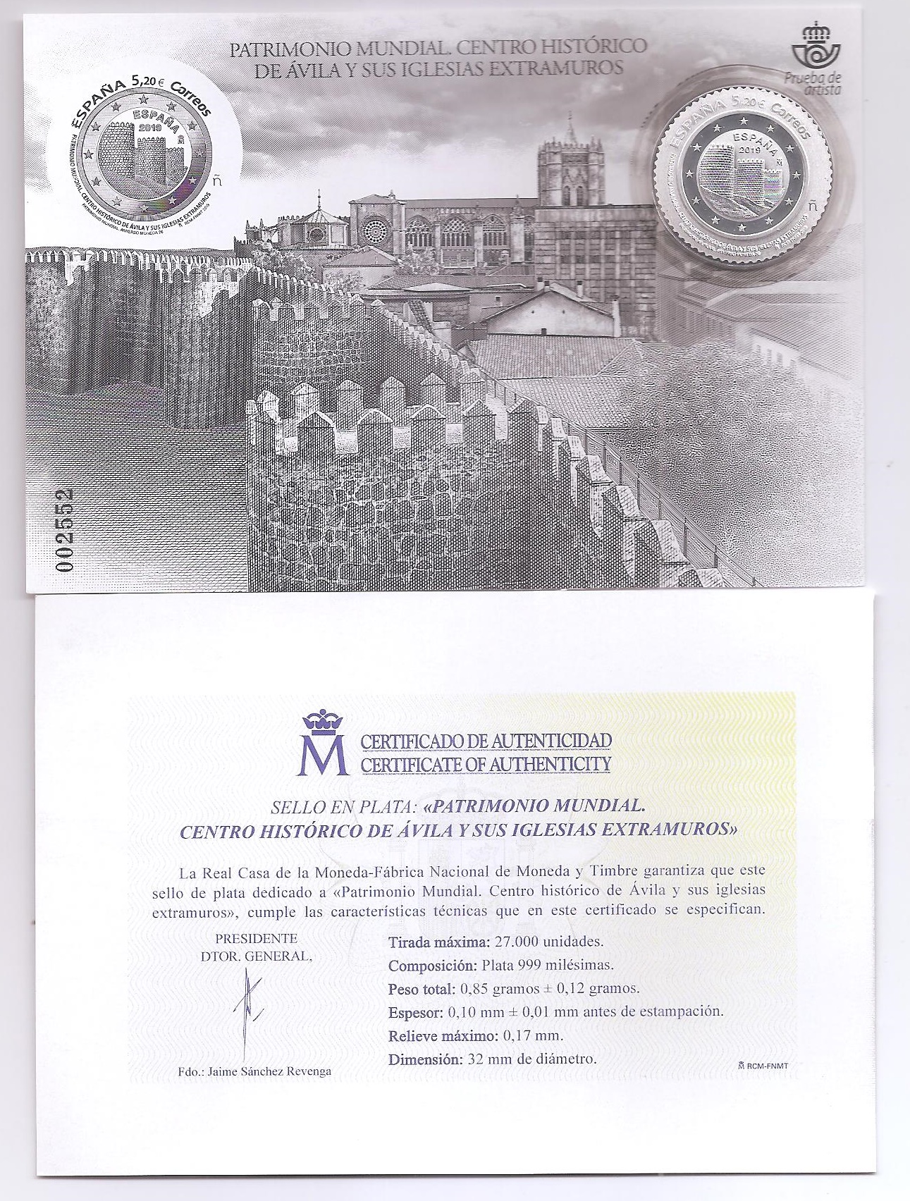 PATRIMONIO MUNDIAL SANTIAGO DE COMPOSTELA 2018. PRUEBA Nº 136