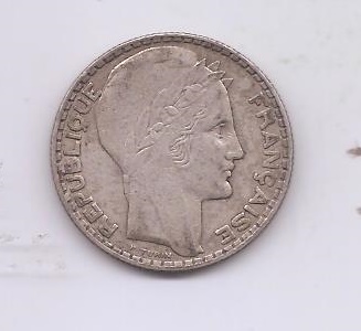 FRANCIA DEL AÑO 1929 DE 10 FRANCOS