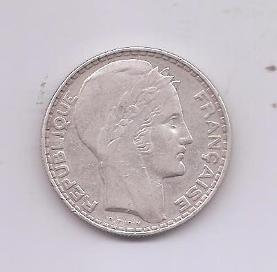 FRANCIA DEL AÑO 1929 DE 20 FRANCOS