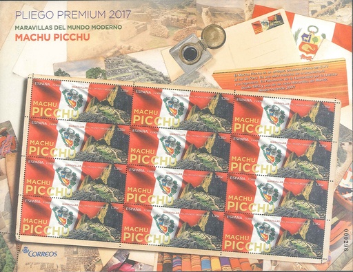 2017 Nº 52 MARAVILLAS DEL MUNDO MODERNO. MACHU PICHU