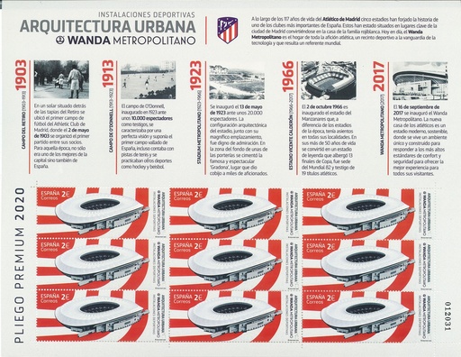 2020 Nº 96 ARQUITECTURA URBANA. INSTALACIONES DEPORTIVAS. WANDA METROPOLITANO