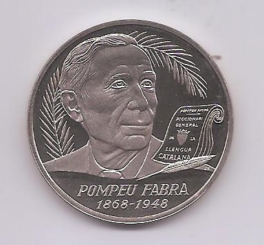 ESPAÑA DEL AÑO 1997 CATALUÑA POMPEU FABRA DE 5 ECUS