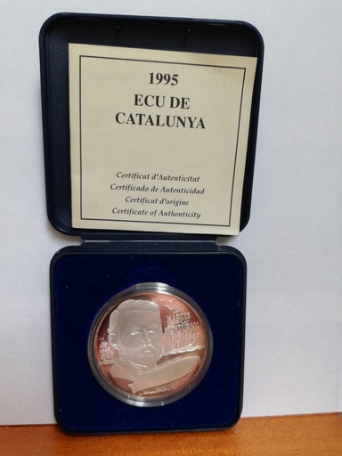 ESPAÑA DEL AÑO 1995 CATALUÑA MONTURIOL DE 25 ECUS