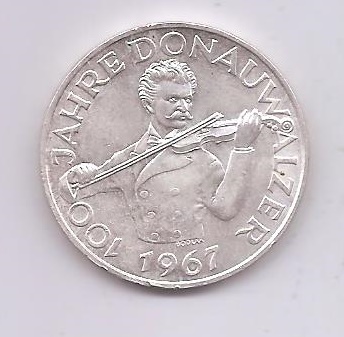 AUSTRIA DEL AÑO 1967 DE 50 SCHILLING