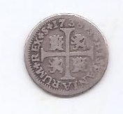 ESPAÑA FELIPE V DEL AÑO 1738 1/2 REAL