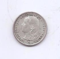 HOLANDA DEL AÑO 1896 DE 10 CTS.