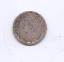 HOLANDA DEL AÑO 1915 DE 10 CTS.