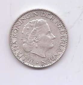 HOLANDA DEL AÑO 1955 DE 1 GULDEN
