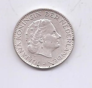 HOLANDA DEL AÑO 1956 DE 1 GULDEN