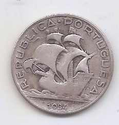 PORTUGAL DE L'ANY 1934 DE 5 ESCUTS