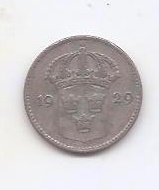 瑞典1929年10欧尔