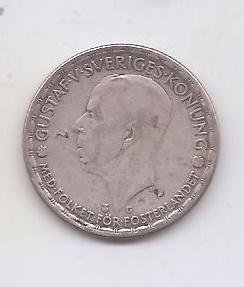 SUECIA DEL AÑO 1942 DE 1 KRONA G