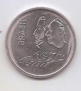 BRASIL DEL AÑO 1972 DE 1 CRUCEIRO