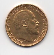 GRAN BRETAÑA DEL AÑO 1905 DE 1 LIBRA