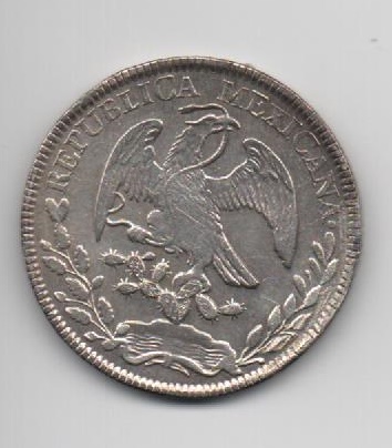 MEXICO DEL AÑO 1849 DE 8 REALES