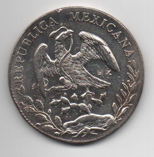 МЕКСИКА 1892 ГОДА 8 РЕАЛЕС