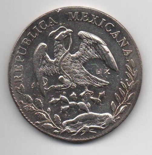 MEXICO DEL AÑO 1892 DE 8 REALES