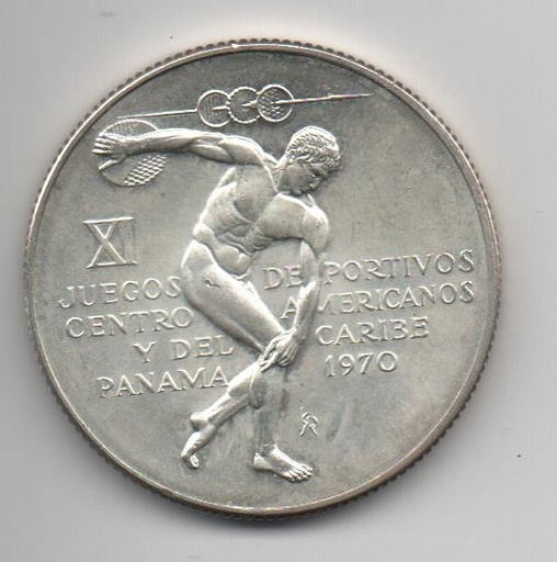 PANAMA DEL AÑO 1970 DE 5 BALBOAS