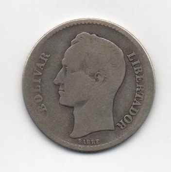 VENEZUELA 1929 1 BOLIVAR