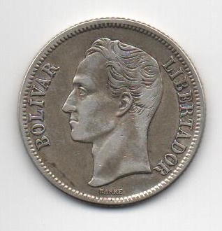 VENEZUELA 1945 1 BOLIVAR