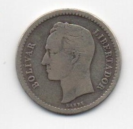 VENEZUELA 1946 50 CENTIMOS