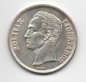 VENEZUELA 1954 1 BOLIVAR