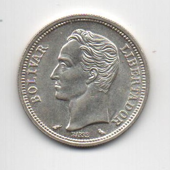 VENEZUELA 1965 1 BOLIVAR