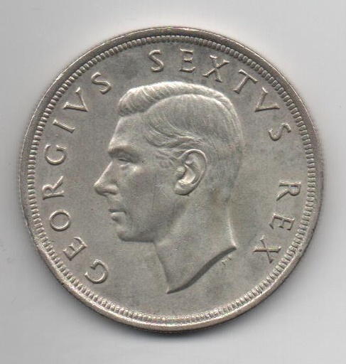 SUDAFRICA DEL AÑO 1952 DE 5 SHILLINGS
