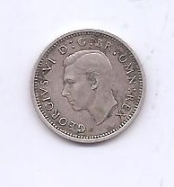 GRAN BRETAÑA DEL AÑO 1941 DE 3 PENIQUES