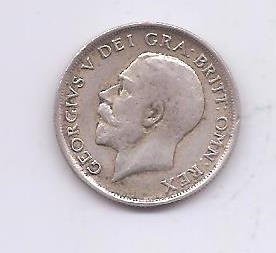 GRAN BRETAÑA DEL AÑO 1920 DE 1 SHILLING