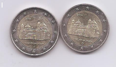 ALEMANIA DEL AÑO 2014 DE 2 EUROS CONMEMORATIVAS