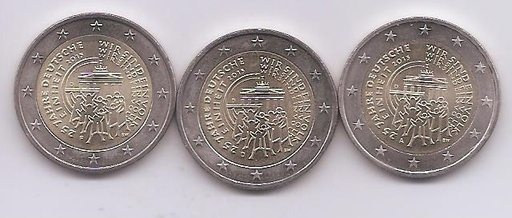 ALEMANIA DEL AÑO 2015 DE 2 EUROS CONMEMORATIVAS