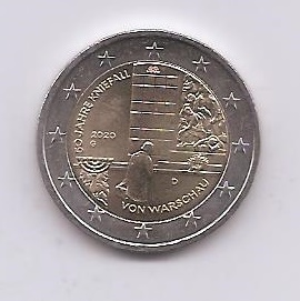 ALEMANIA DEL AÑO 2020 DE 2 EUROS CONMEMORATIVAS