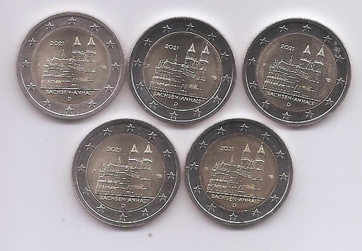 ALEMANIA DEL AÑO 2021 DE 2 EUROS CONMEMORATIVAS
