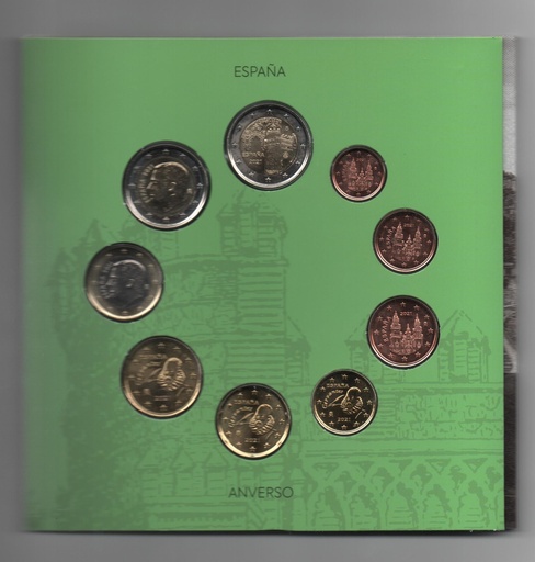 ESPAÑA DEL AÑO 2021 EUROSET FDC